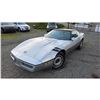 Image 2 : DUNCAN - 1984 CHEVROLET CORVETTE SILVER  128080 KMS - "NO RESERVE"