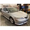 Image 9 : PARKSVILLE - 2004 MAZDA MAZDA6 SILVER 258906 KMS -"NO RESERVE"- BN36504