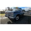 Image 1 : DUNCAN - 1985 CHEVROLET C20 BLUE 280394 KMS" NO RESERVE" - P138207