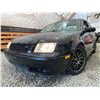 Image 1 : PARKSVILLE - 2002 VOLKSWAGEN JETTA BLACK  204674KMS "NO RESERVE"  - B028361