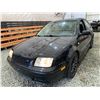 Image 3 : PARKSVILLE - 2002 VOLKSWAGEN JETTA BLACK  204674KMS "NO RESERVE"  - B028361