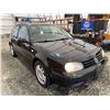 Image 9 : PARKSVILLE - 2000 VOLKSWAGEN GTI BLACK 249121 KMS "NO RESERVE" - B221606