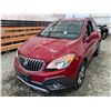 Image 3 : PARKSVILLE - 2013 BUICK ENCORE RED 121775 KMS - B135427