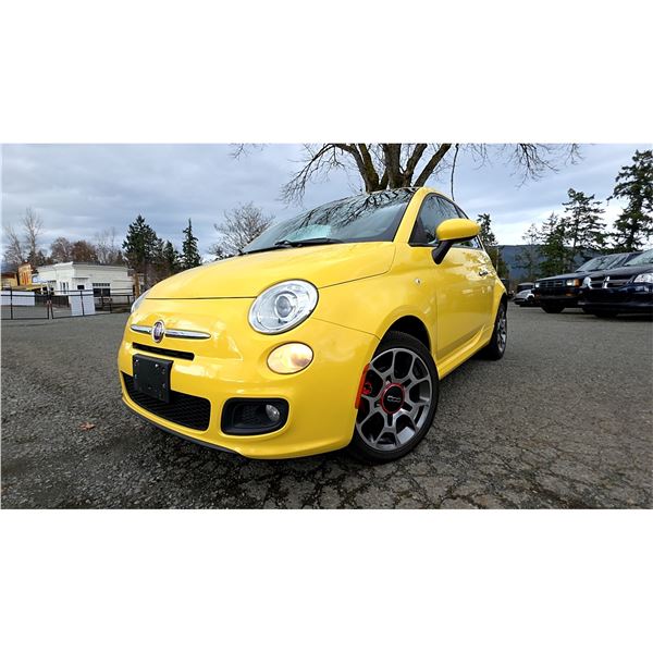DUNCAN - 2012 FIAT 500 YELLOW  157200 KMS - J237413