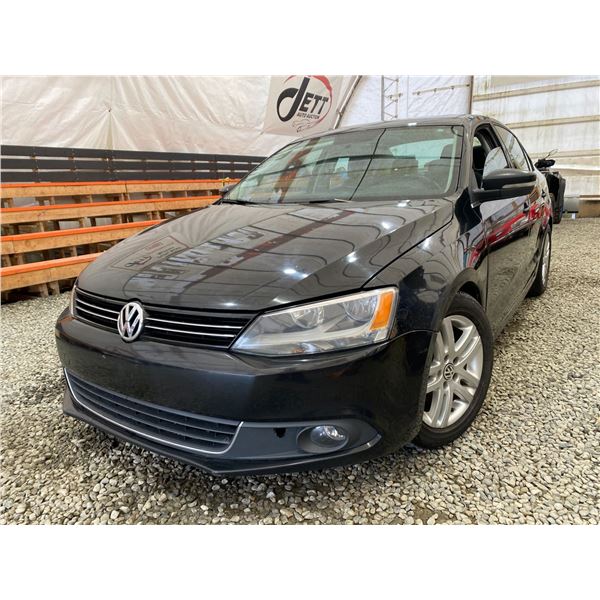 PARKSVILLE - 2013 VOLKSWAGEN JETTA BLACK 254018 KMS - B284174
