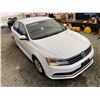Image 10 : PARKSVILLE - 2015 VOLKSWAGEN JETTA WHITE 214840 KMS - J270040