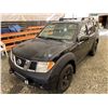 Image 4 : PARKSVILLE - 2007 NISSAN PATHFINDER BLACK 240363 KMS "NO RESERVE" - B605228