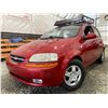 Image 1 : PARKSVILLE - 2007 CHEVROLET AVEO RED 249262 KMS -"NO RESERVE" - B720391