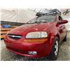 Image 2 : PARKSVILLE - 2007 CHEVROLET AVEO RED 249262 KMS -"NO RESERVE" - B720391