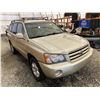 Image 9 : PARKSVILLE - 2003 TOYOTA HIGHLANDER BROWN 379733 KMS - B126596