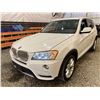 Image 3 : PARKSVILLE - 2013 BMW X3 WHITE 110390 KMS - DD05604
