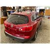 Image 16 : PARKSVILLE - 2012 BUICK ENCLAVE RED 206226 KMS - B285064