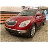 Image 3 : PARKSVILLE - 2012 BUICK ENCLAVE RED 206226 KMS - B285064