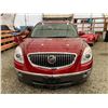 Image 6 : PARKSVILLE - 2012 BUICK ENCLAVE RED 206226 KMS - B285064