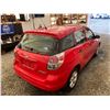 Image 16 : PARKSVILLE - 2005 TOYOTA COROLLA MATRIX RED 299999 TMU - D848086