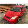 Image 4 : PARKSVILLE - 2005 TOYOTA COROLLA MATRIX RED 299999 TMU - D848086