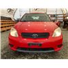 Image 5 : PARKSVILLE - 2005 TOYOTA COROLLA MATRIX RED 299999 TMU - D848086