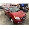 Image 10 : PARKSVILLE - 2010 CHEVROLET AVEO RED 132510 KMS - B106013