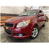 Image 1 : PARKSVILLE - 2010 CHEVROLET AVEO RED 132510 KMS - B106013