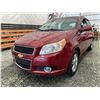 Image 2 : PARKSVILLE - 2010 CHEVROLET AVEO RED 132510 KMS - B106013