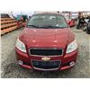 Image 6 : PARKSVILLE - 2010 CHEVROLET AVEO RED 132510 KMS - B106013