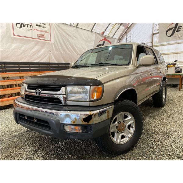PARKSVILLE - 2002 TOYOTA 4RUNNER GOLD 410978 KMS - B065379