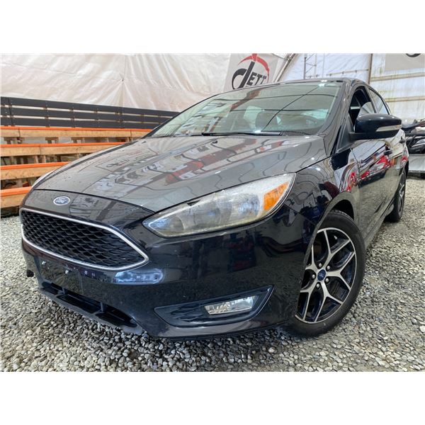 PARKSVILLE - 2018 FORD FOCUS BLACK 83480 KMS - D297084