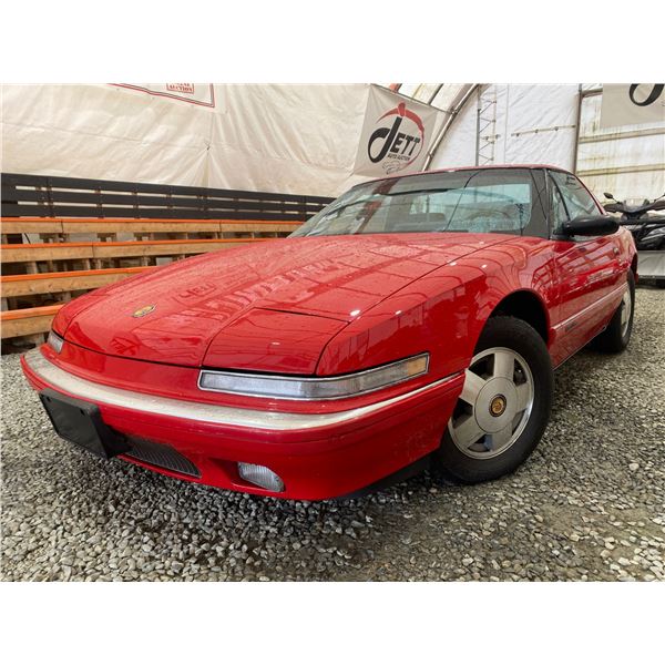 PARKSVILLE - 1989 BUICK REATTA RED 167788 TMU "NO RESERVE" - D902744