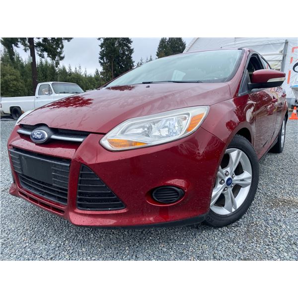 PARKSVILLE - 2014 FORD FOCUS RED  123870 KMS - D261633