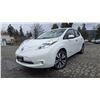 Image 1 : DUNCAN - 2015 NISSAN LEAF WHITE 206747 KMS - J314755