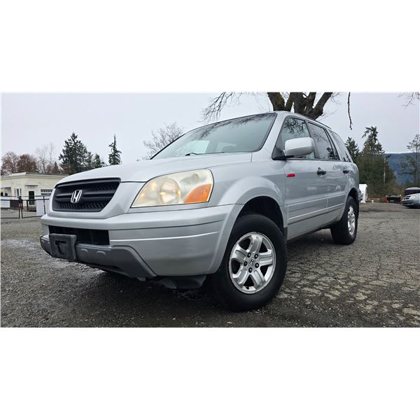 DUNCAN - 2003 HONDA PILOT SILVER  225225 KMS - D004746