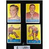 Image 1 : Lot of 4 1957 Chicago Blackhawks Trading Cards: Ted Lindsay, Jack McIntyre, Glenn Hall, Eric Nestere