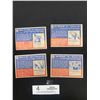 Image 2 : Lot of 4 1957 Chicago Blackhawks Trading Cards: Ted Lindsay, Jack McIntyre, Glenn Hall, Eric Nestere