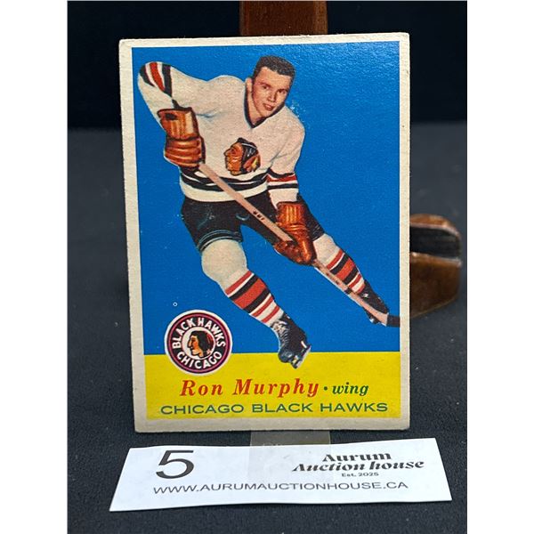 Ron Murphy 1957 Chicago Blackhawks Trading Card