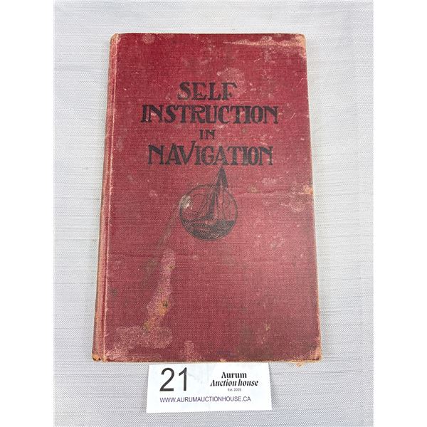 1916 Book on Nautical Navigation By U.S.N. Master Mariner