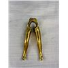 Image 3 : Vintage 1960's Solid Brass Ladies Legs Nut Cracker