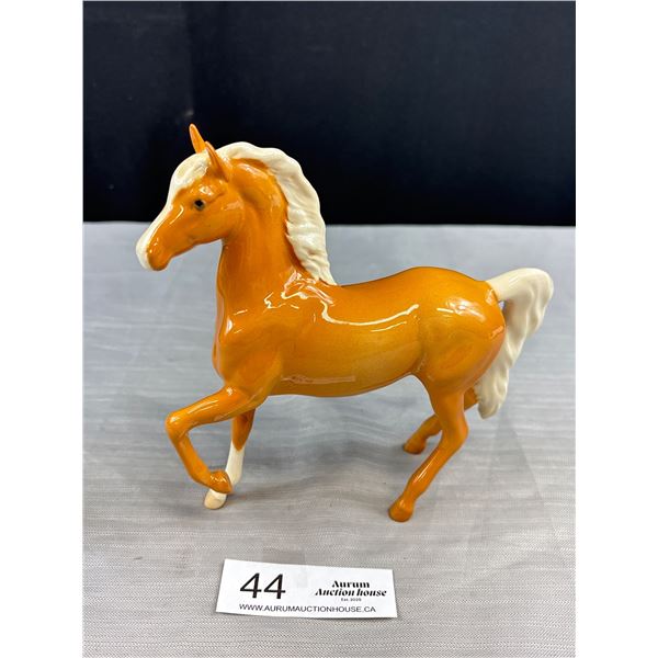 Vintage Beswick Prancing Arab Palomino Horse Figurine