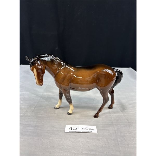 Vintage Beswick Porcelain Horse 7" Tall