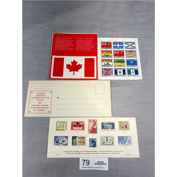 2 Commemorative Sets of Canadian Stamps 1959 + Another