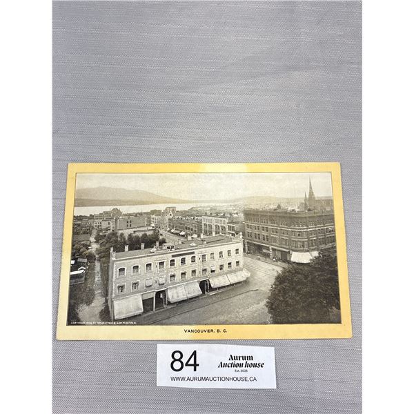 Singer Sewing Machine Trade/Advetising Sheet (1904) Image of Vancouver