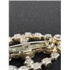 Image 3 : Signed Vintage "Coro" Rhinestone Brooch 2.5" Long