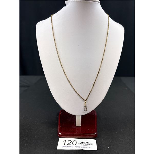 Bulova Gold Filled Chain/Necklace with Pocket Watch Catch