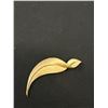 Image 4 : 3Pc Signed "Trifari" Gold Tone Brooch + Earrings Set 1960's