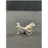 Image 2 : Sterling Silver Rickshaw Pendant/Charm with Moving Parts
