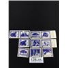 Image 1 : 10 1939 Canadian Animal Poster Stamps