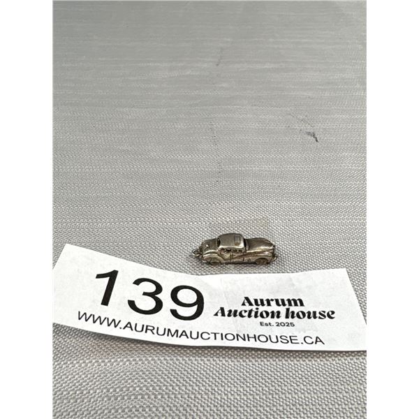 Vintage Sterling 50's Motor Car Charm/Pendant