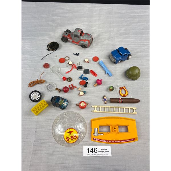 Vintage Toys Parts Lot