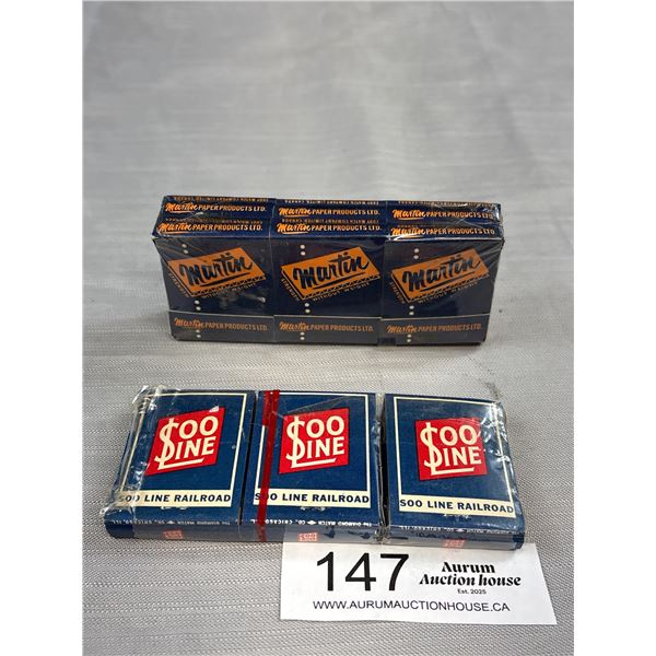 2 New Old Stock Book Matches Still Sealed