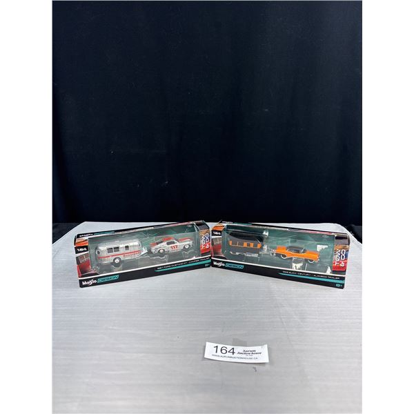 2 Maisto Design 1:64 Scale Diecast Cars in Original Box