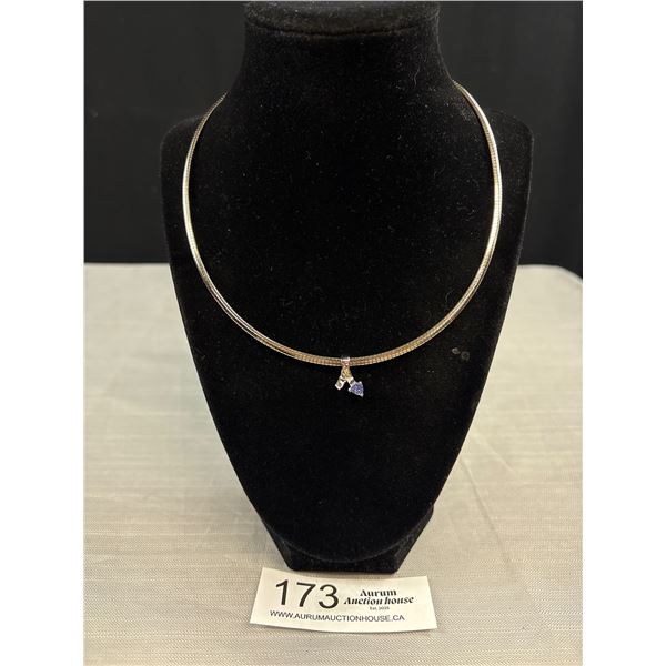 Quality Vintage Genuine Janzanite Necklace Nice